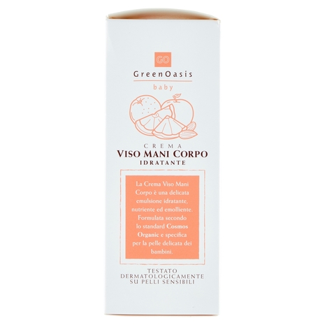 Crema Idratante Baby Viso, Mani e Corpo Green Oasis